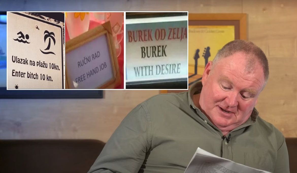 VIDEO Britanac ukazao na 15 najvećih grešaka koje Hrvati rade u prijevodima
