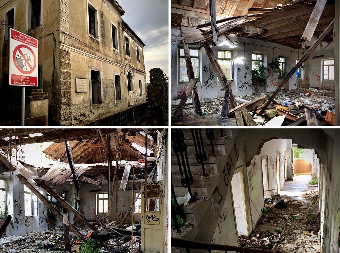 FOTO Ovo je škola u Malom Ižu za koju Grad Zadar traži 128,5 tisuća eura - Otočani: "U ovakvom stanju je opasna za ljude i imovinu!"