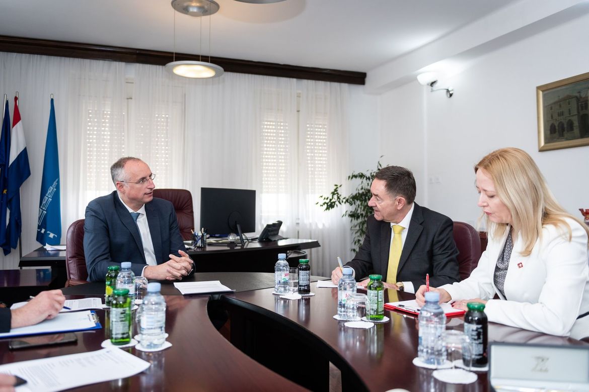 Novi veleposlanik Švicarske Konfederacije u Splitu s Puljkom razgovarao o razvoju Tehnološkog parka na Dračevcu