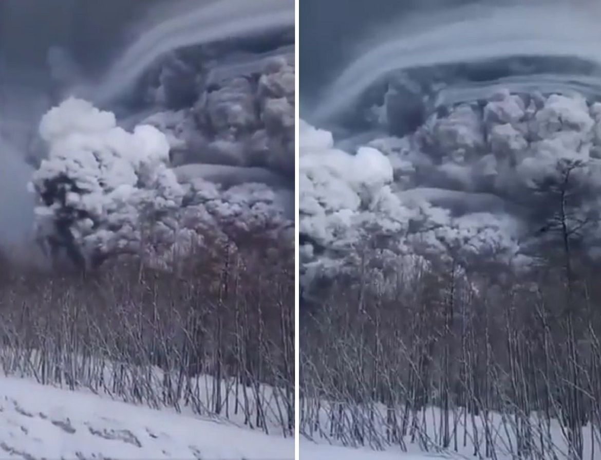 VIDEO Erumpirao vulkan na ruskom poluotoku, oblak pepela visok je 20 km, a pokriva površinu kao dvije Hrvatske!