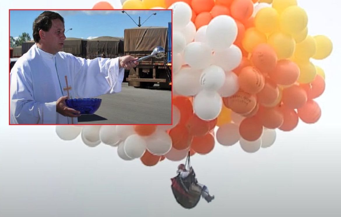 Svećenik pokušao preletjeti ocean privezan s tisuću balona, pa nestao - Pronašli ga nakon tri mjeseca