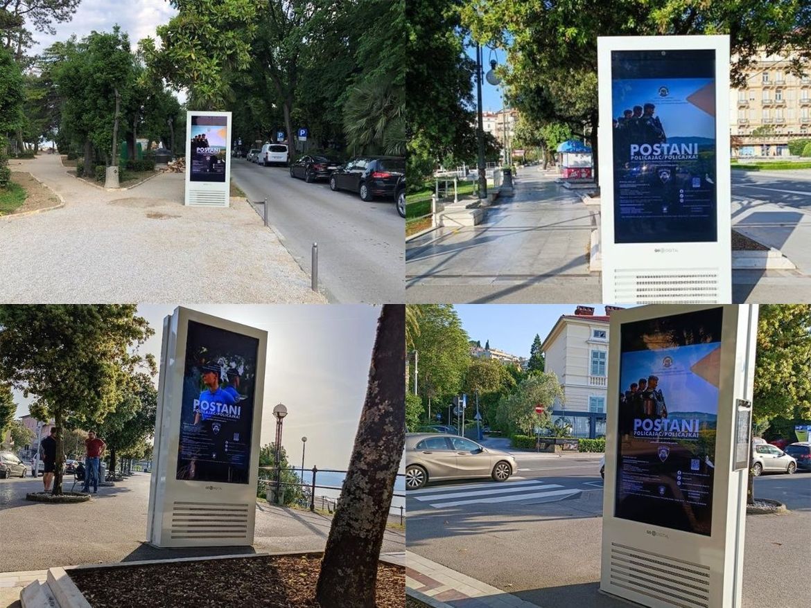 Oglasi s natječajima za zanimanja policajac/policajka postavljeni i u Opatiji i Crikvenici