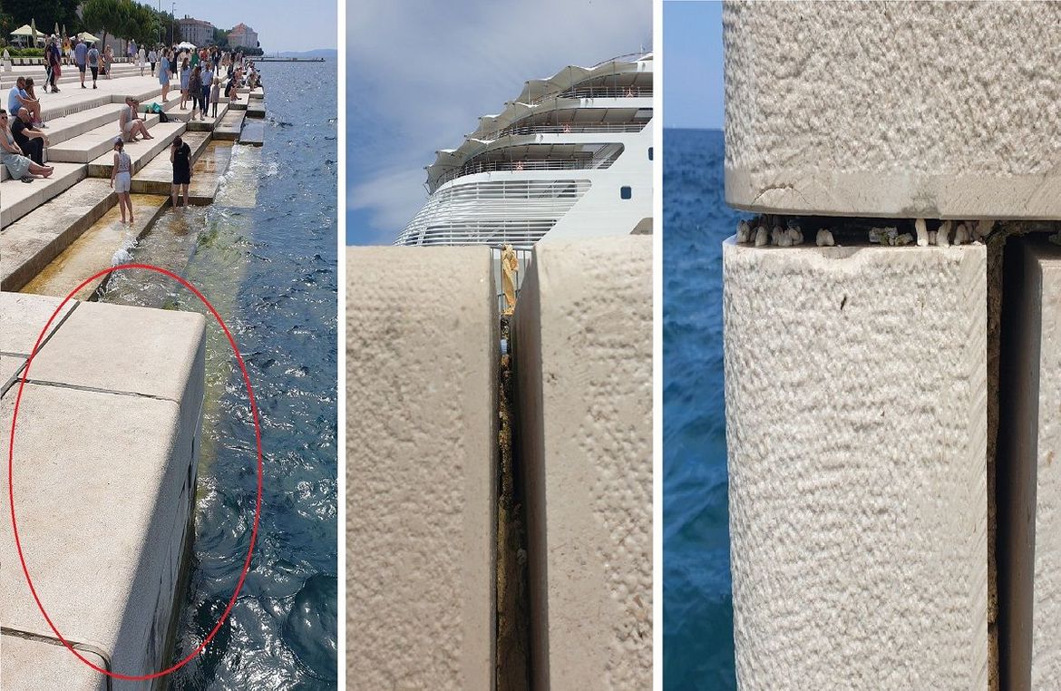 Morske orgulje u Zadru se raspadaju!