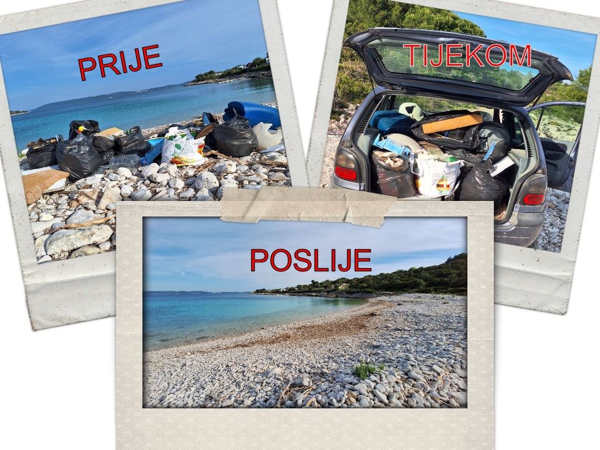 Ivana je počistila plažu na Drveniku Velom: "Sizifov je ovo posao, ali neka bude tradicija!"