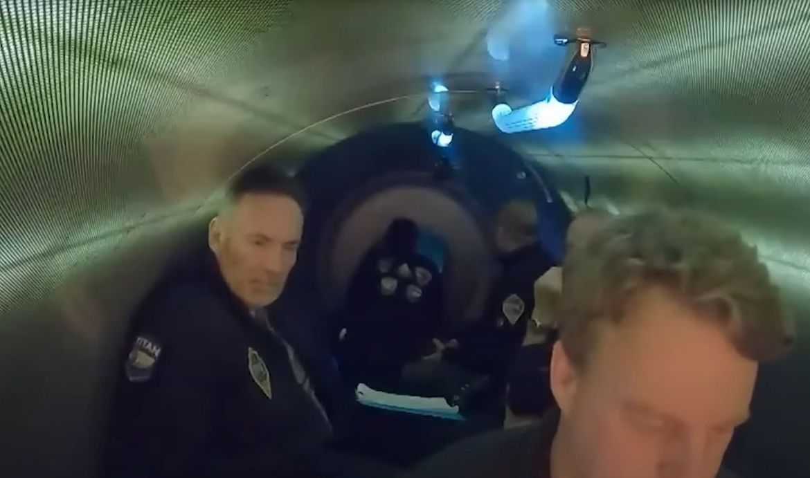 VIDEO: OBJAVLJENE SNIMKE IZ TITANA Podmornica se počinje vrtjeti za 360 stupnjeva kada 'pilot' izgubi kontrolu...
