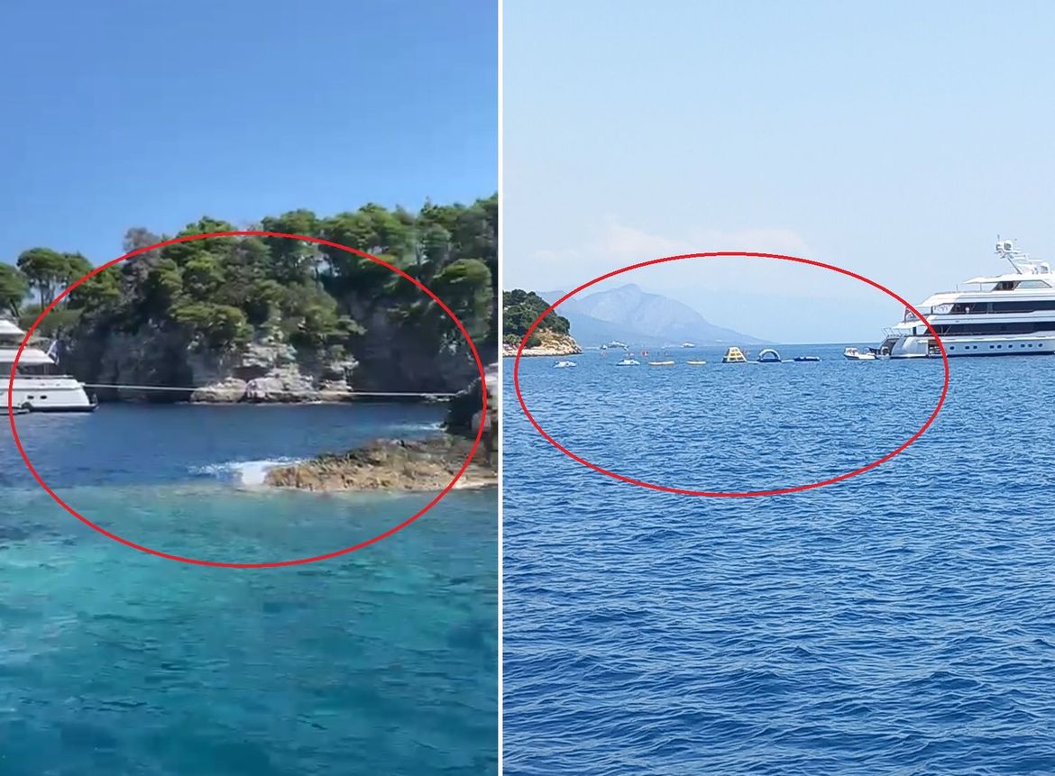 Smije li jahta privezivati sredstva za zabavu na ovakav način i koliko daleko od obale mora biti plovilo nakon što se priveže?