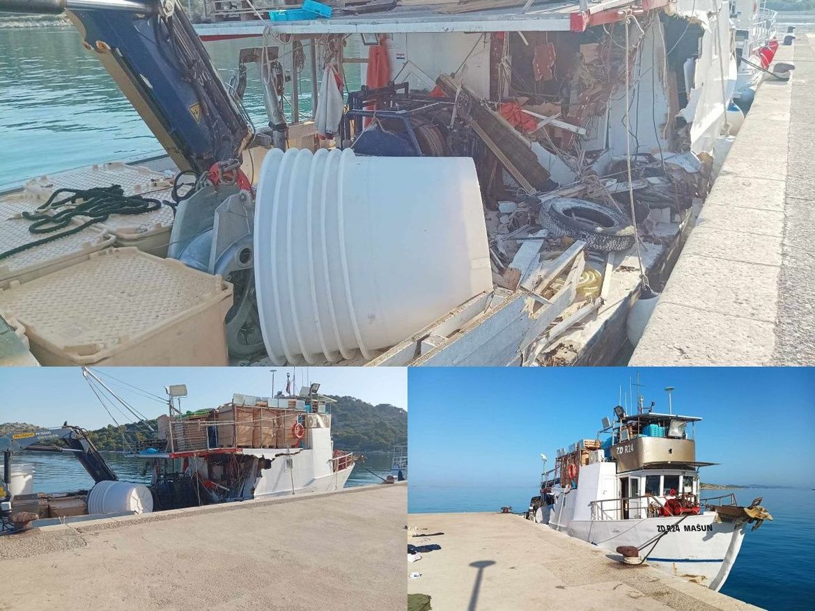 FOTO Ovako izgleda plivarica na kojoj je uslijed naleta jahte poginuo kuhar