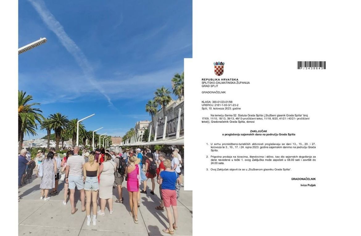 Grad Split proglasio sajamske dane u kolovozu i rujnu!