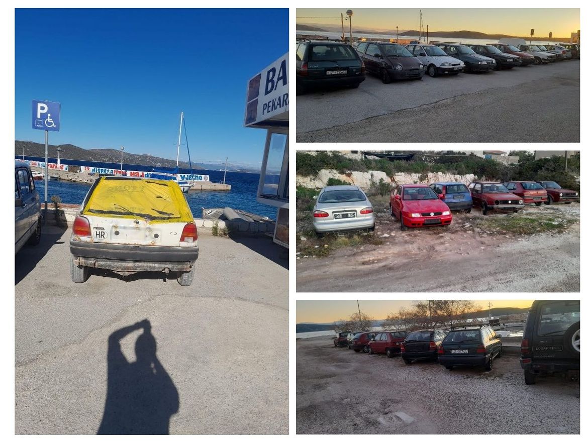 FOTO Ovaj otok postao je skladište neregistriranih automobila - Otočani: "Neka netko nešto poduzme!"