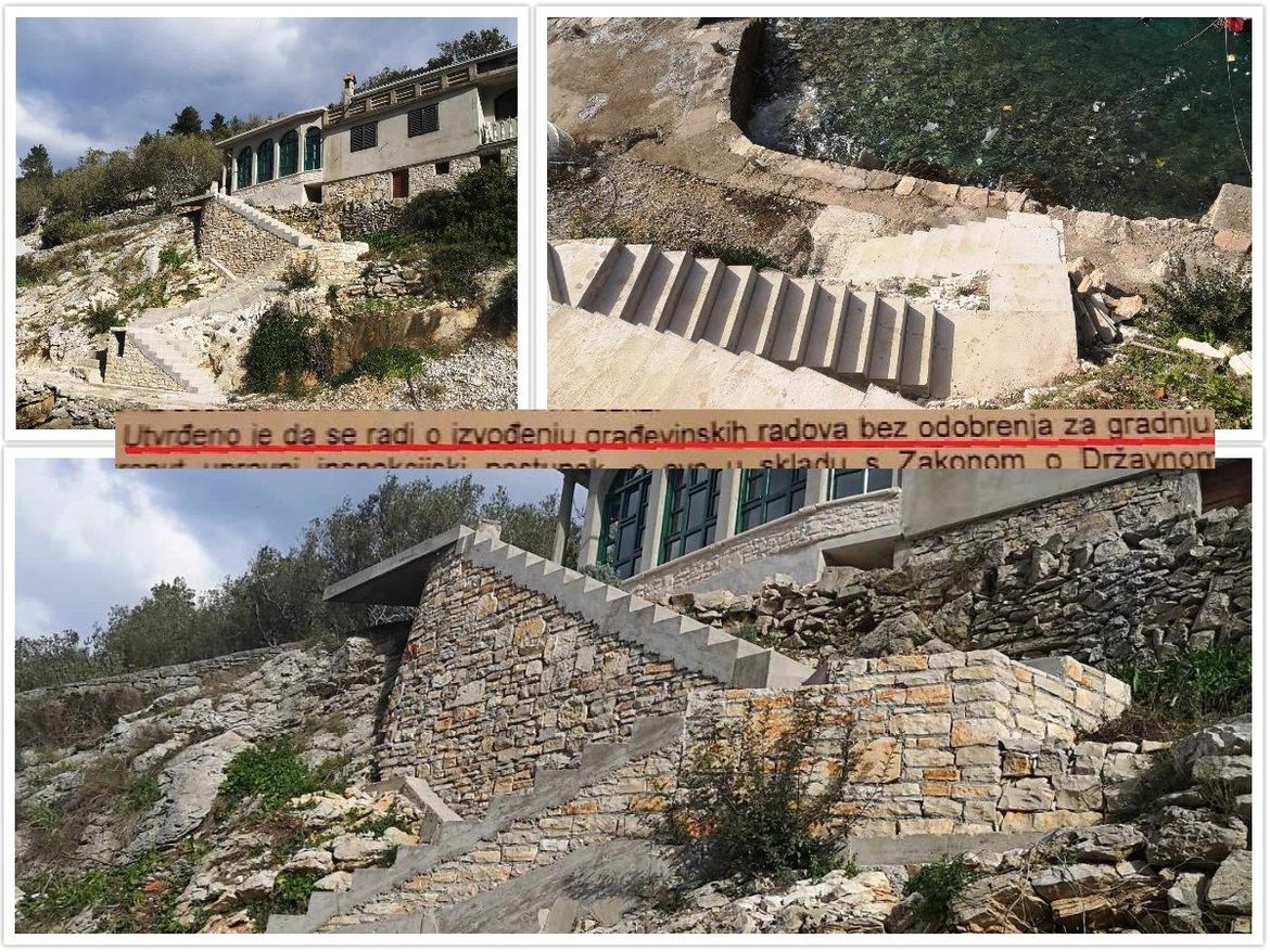 Velolučanka bez ikakvih papira izgradila stepenice do mora, oglušila se na rješenje o rušenju
