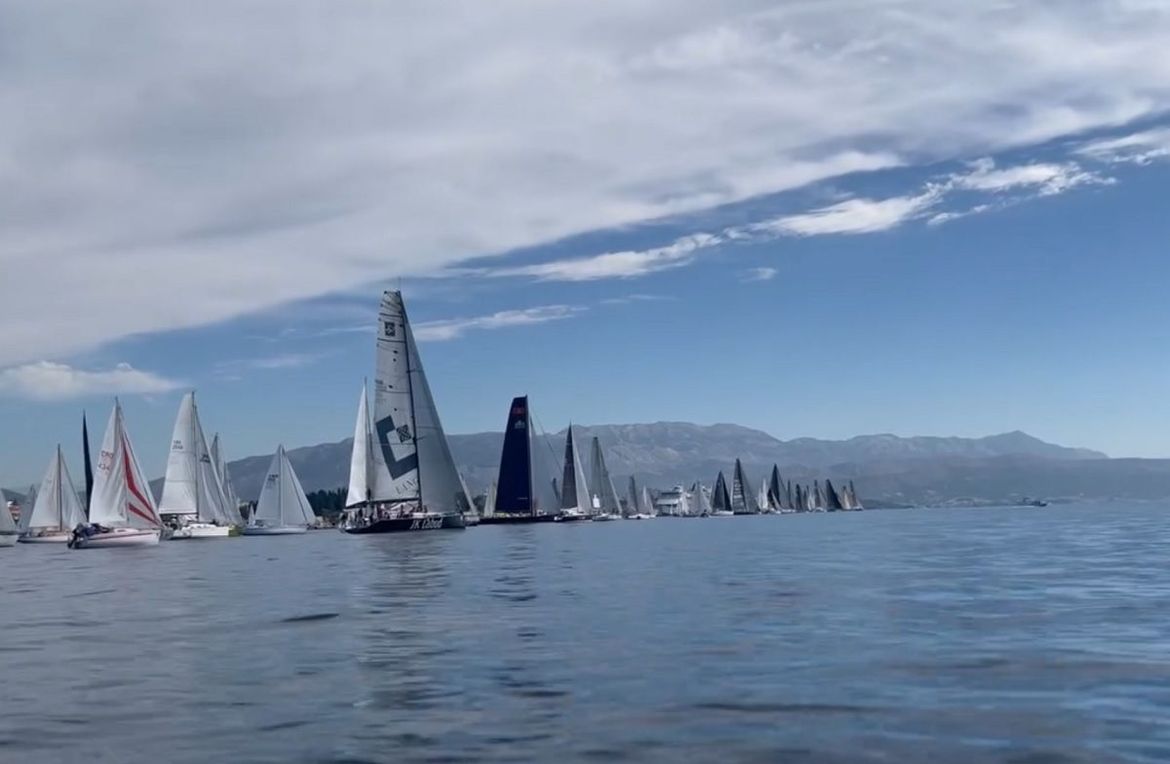 VIDEO: STARTALA 92. MRDUJA Najmasovnija regata na hrvatskoj strani Jadrana!