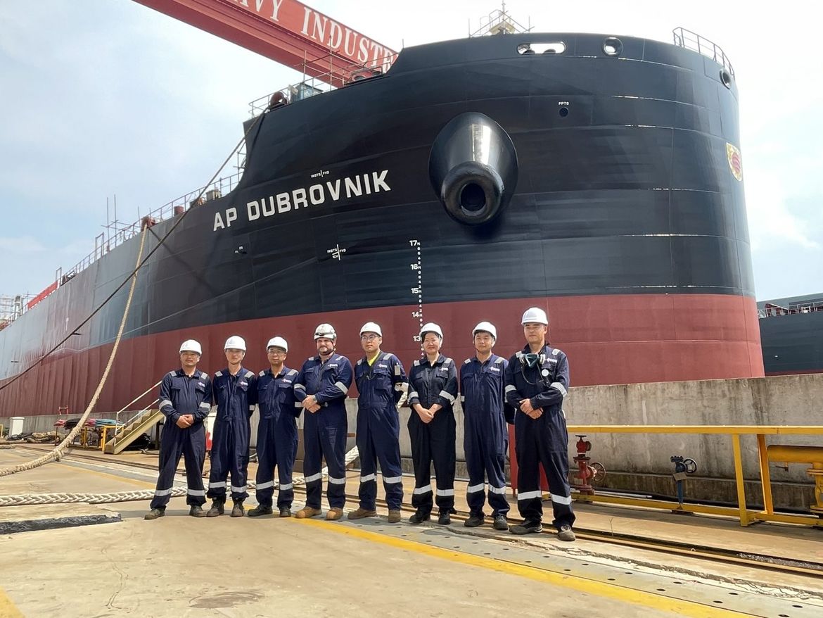 Novi brod Atlantske plovidbe: U kineskom brodogradilištu porinut AP Dubrovnik