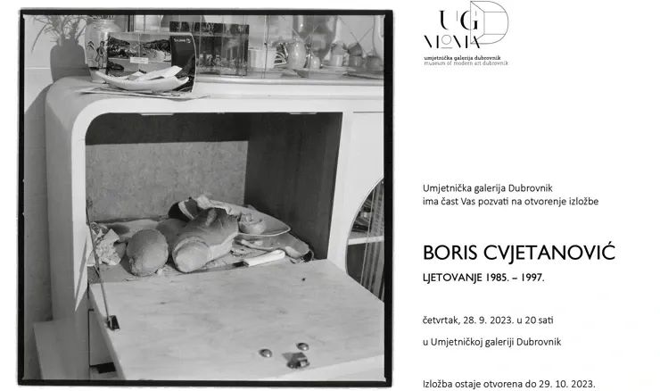 "Ljetovanje 1985.-1997." -  Izložba Borisa Cvjetanovića u Dubrovniku