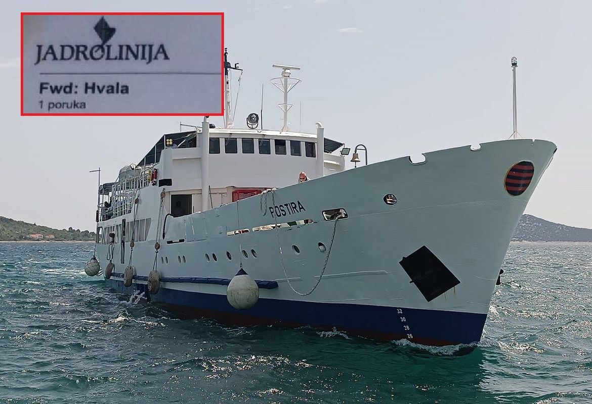 Putnici zahvalili posadi Jadrolinijinog broda: "Možete biti ponosni na njih!"