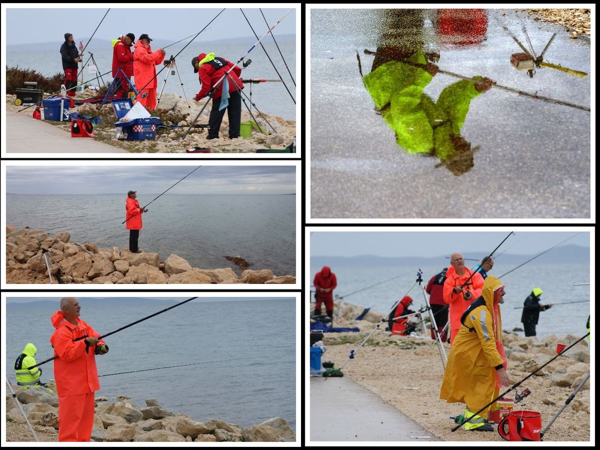 FOTO Državno prvenstvo u sportskom ribolovu štapom s obale na otoku Viru
