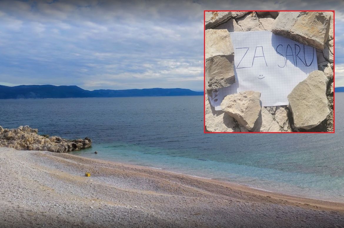 PORUKA NA PLAŽI Čitava Pula traži Saru koja je osvojila srce mladića iz Srbije