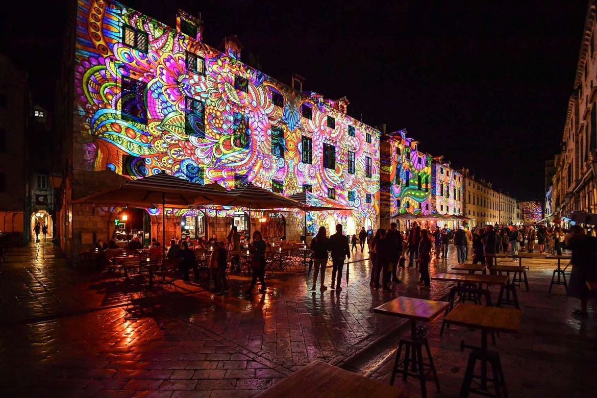 U Dubrovniku svečano otvoren Festival svjetlosti Lumiart  2023.