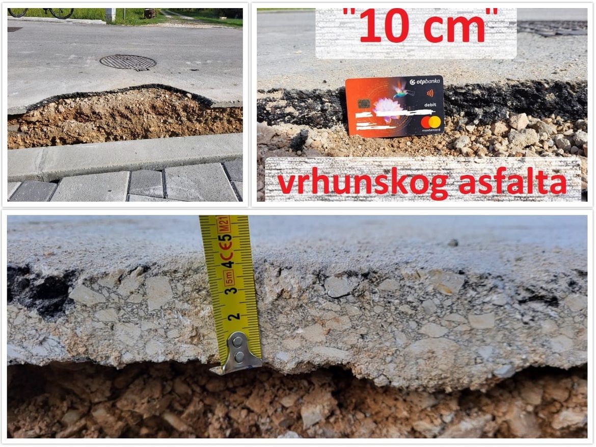 Raspada se nova cesta u Slanom, otvorena pred izbore 2021.: "Razlog? Asfalt je dva i pol puta tanji od projekta!"