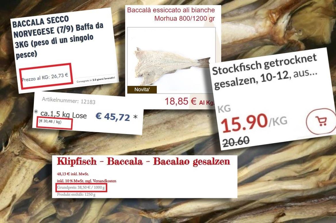 TRGOVCI NAS PLJAČKAJU! Evo koliko sušeni bakalar košta u drugim europskim zemljama...