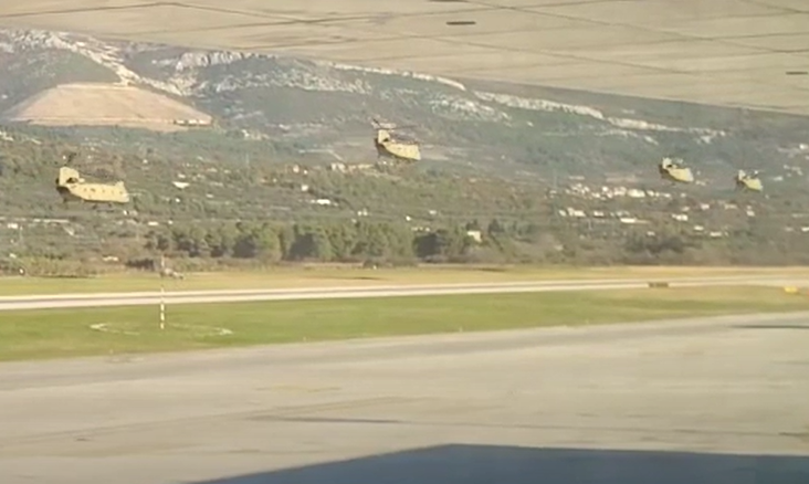 VIDEO Jutros su iz splitske zračne luke poletjeli američki vojni helikopteri - evo i zašto