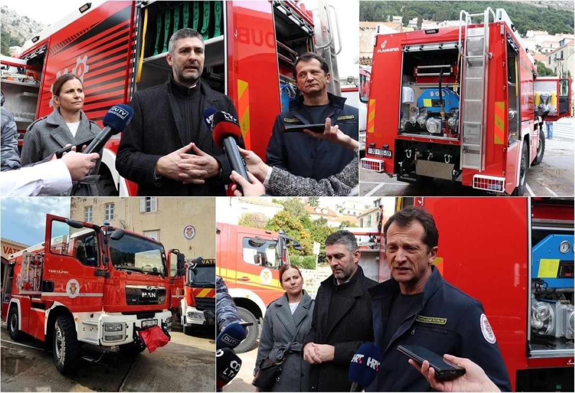 Dubrovački vatrogasci dobili novo vozilo - Jednako učinkovito u šumskim požarima i urbanim sredinama