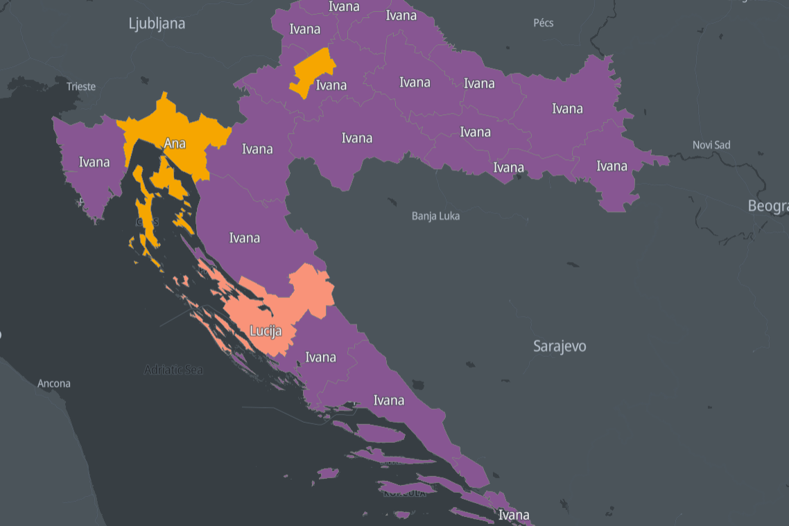 Ono što je nekad bila Marija danas je Ivana! Provjerite totalno simpatičnu stranicu koja pokazuje najpopularnije ime vaše generacije!