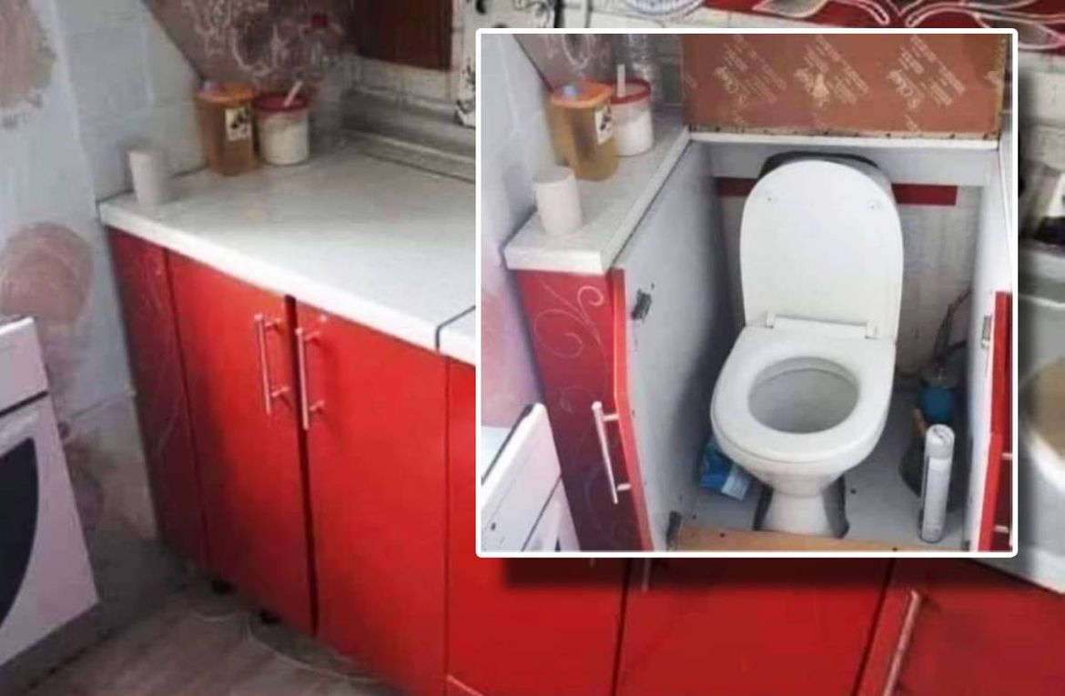 Garsonjera od 450 eura s wc školjkom unutar kuhinjskih elemenata