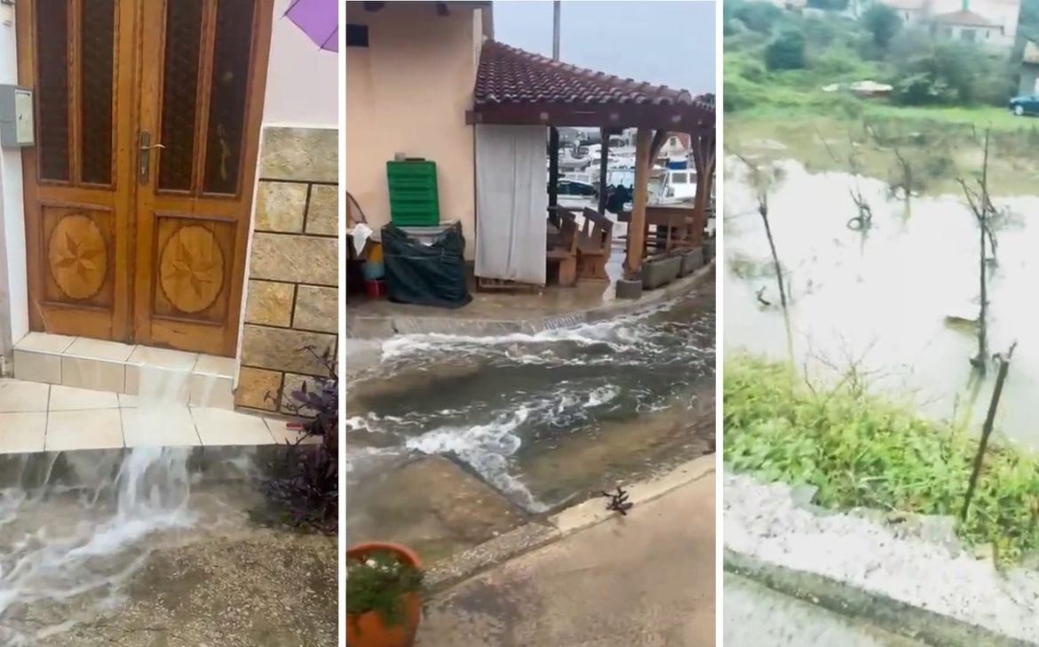 VELIKA ŠTETA NA OTOKU IŽU Golema količina kiše potopila kuće: "Voda izvire iz zemlje, ovo je Amazona!"