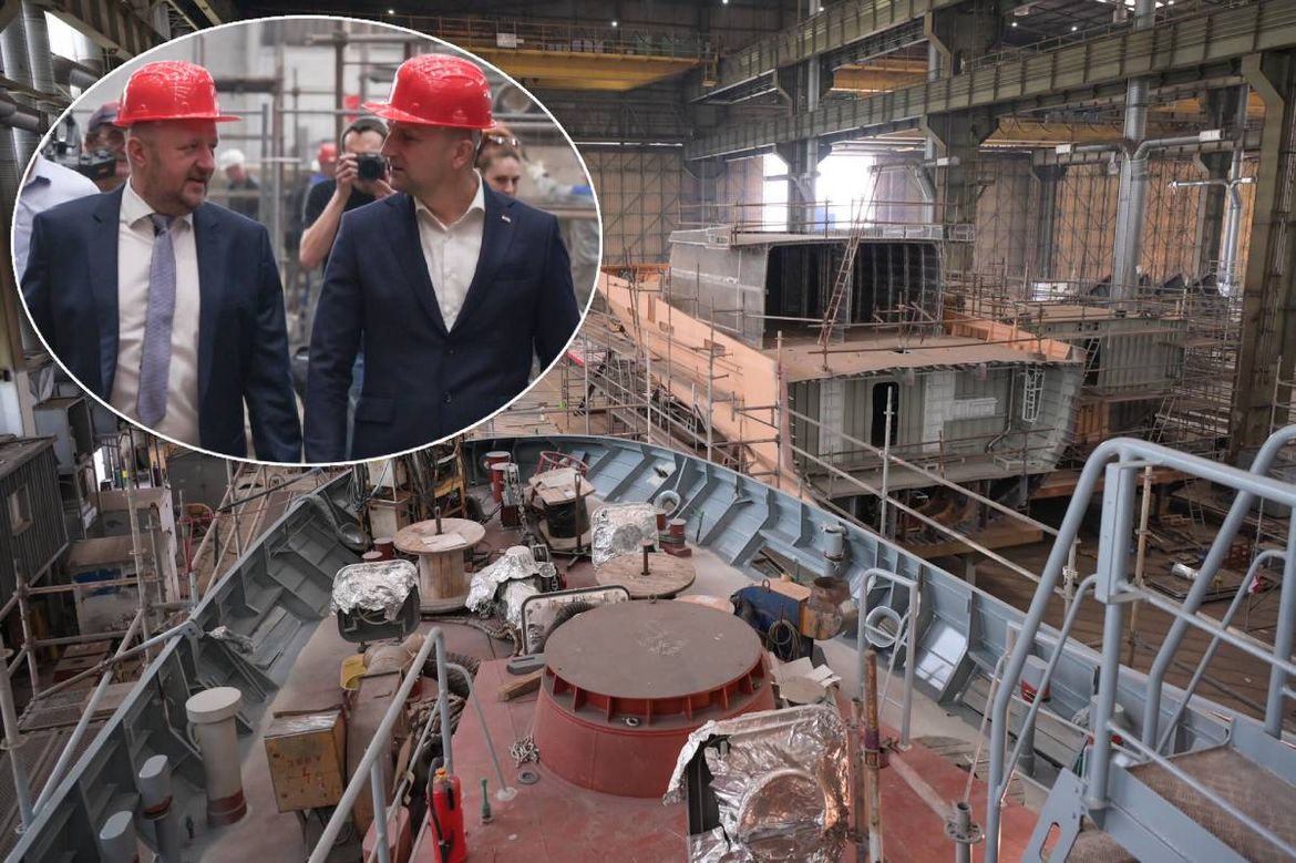 Anušić u Brodosplitu: "Obalni ophodni brod bio je moj prioritet, prvi ćemo imati do kraja ove godine"