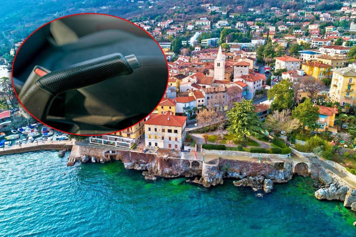 Egipćanin kod Lovrana zaboravio na ručnu - Automobil krenuo i teško ozlijedio pješaka!
