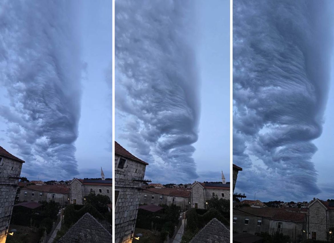 DANAS NA MORU OČEKUJTE PIJAVICE Pogledajte što smo snimili nad Hvarom!