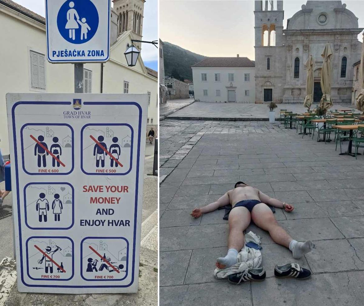 HVAR Turisti se rugaju zemlji koju posjećuju, jer mogu!