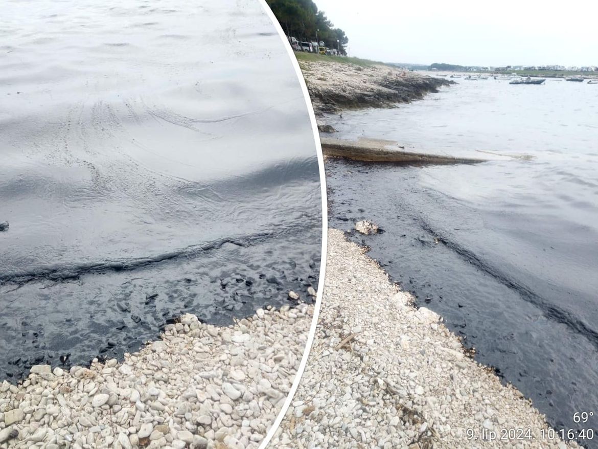 PLAŽE PREPUNE MAZUTA Veliko onečišćenje mora na obali Istre
