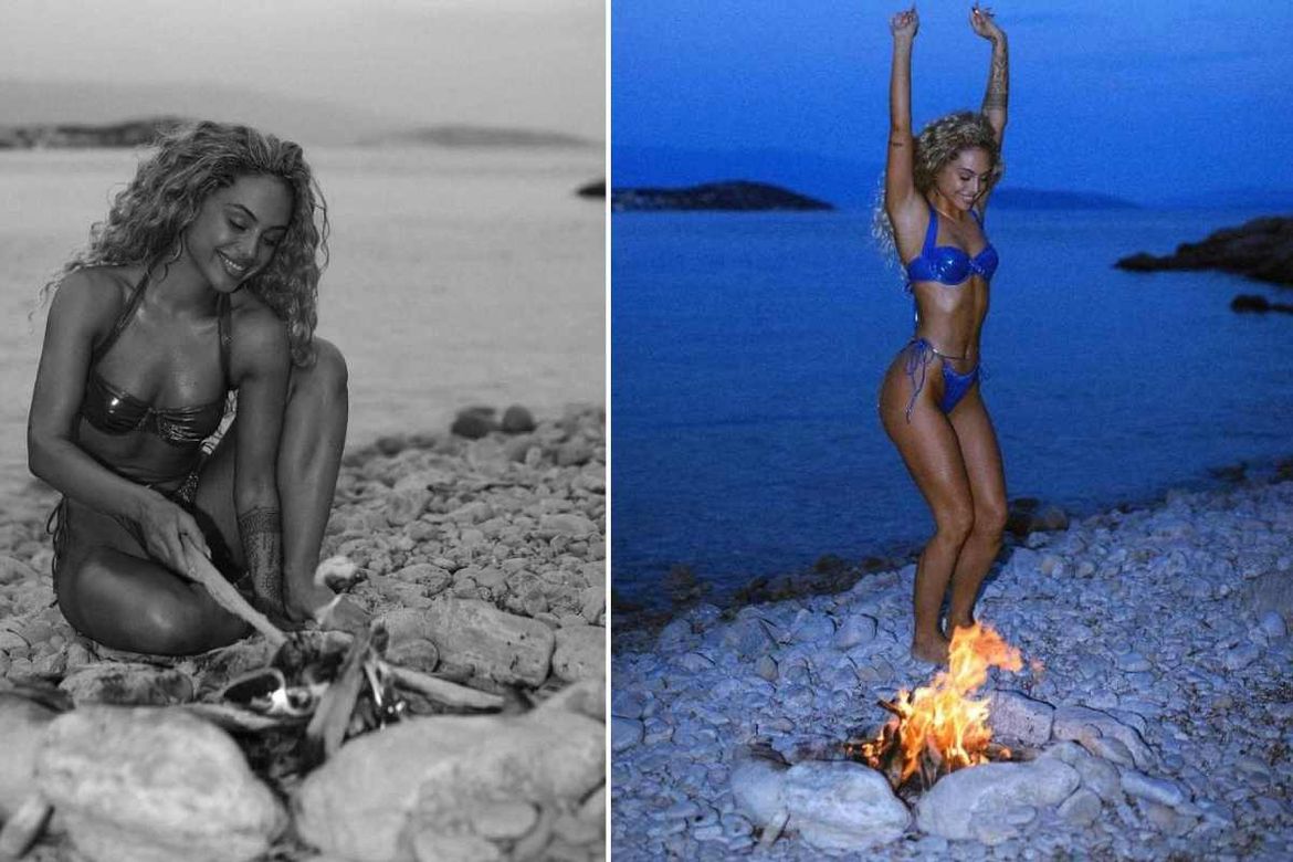 KAZNE ZA OVO SU OGROMNE! Usred sezone požara, influencerica pali vatru na otvorenom na plaži otoka Krka, da bi se fotografirala za Instragam