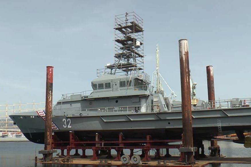 Ovo je drugi ophodni brod HRM-a porinut u Splitu!