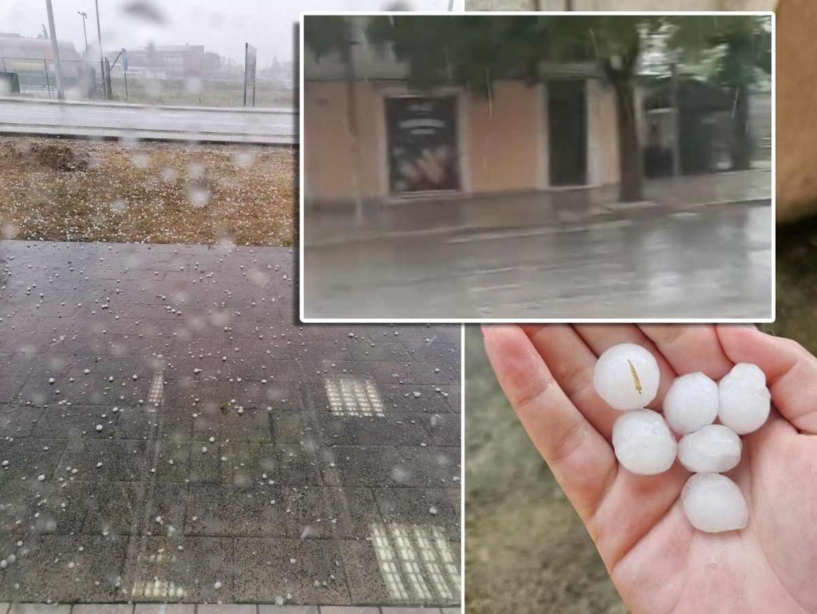 NEVRIJEME S TUČOM U ISTRI Temperatura se strmoglavila s 35 na 17 °C!