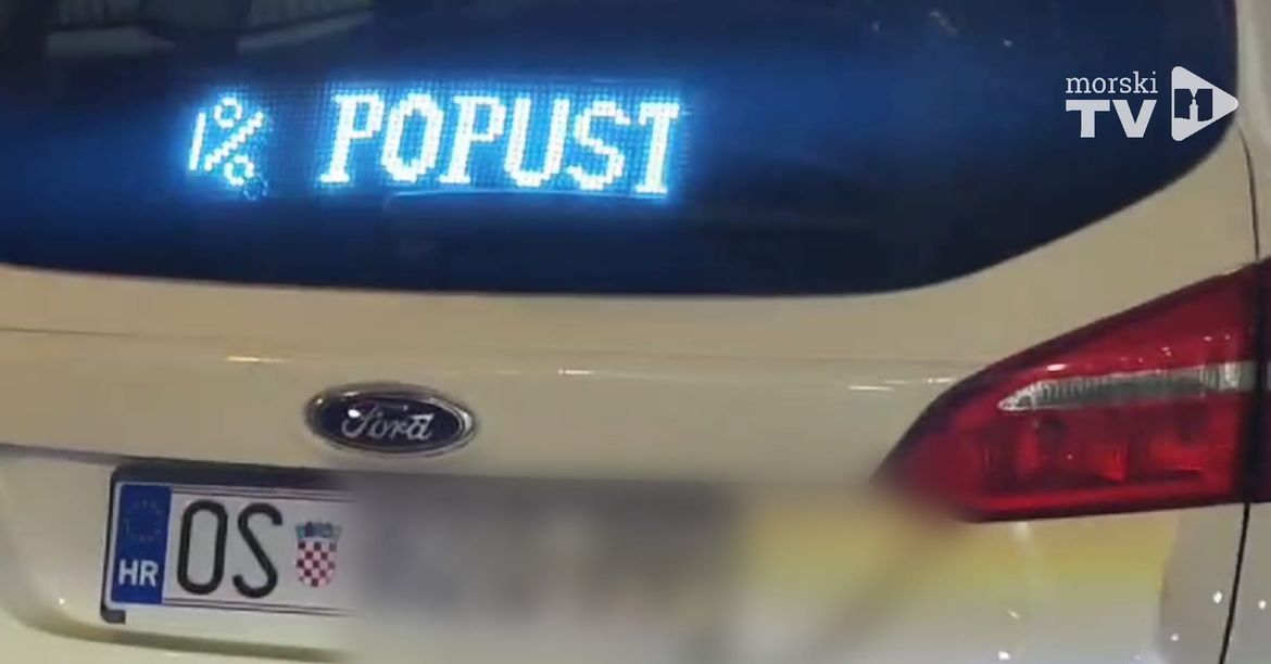 VIDEO Osječki taksist u Zadru oglasio šovinističku reklamu: "Za ovakve žene popust..."