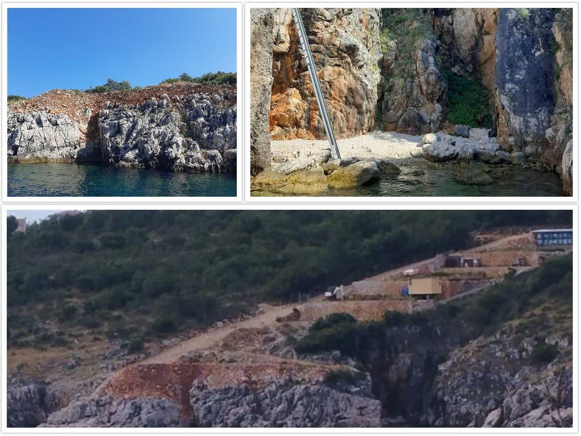 TOTALNA DEVASTACIJA Pogledajte što su napravili s obalom u Šilu na otoku Krku!