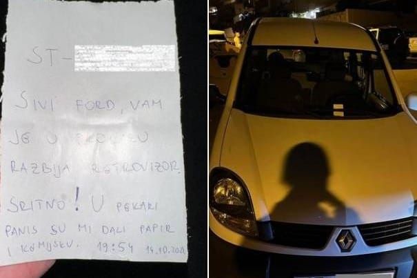 Splićaninu netko razbio retrovizor i "odšetao", no jedan drugi građanin ga je snimio i ostavio poruku!