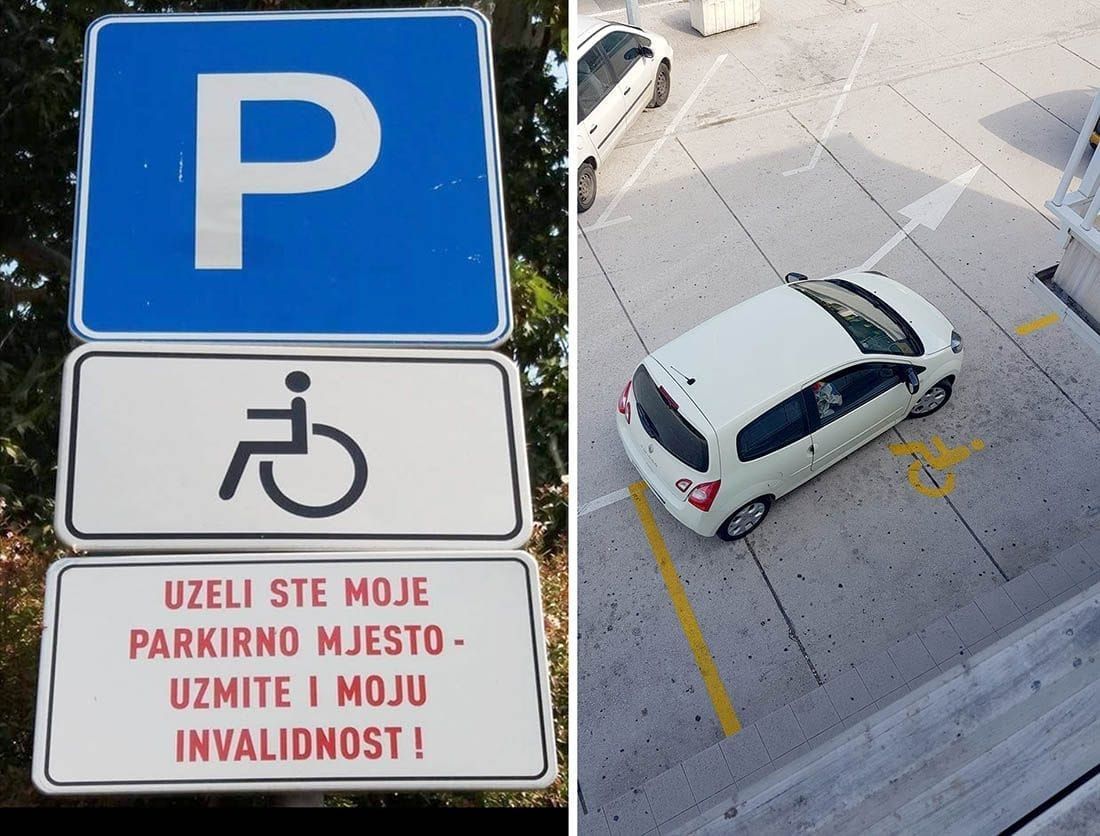 KOLIKO IH OVO ZLOUPOTREBLJAVA? U Splitu provedena akcija nadzora korištenja parkirališnih mjesta rezerviranih za osobe s invaliditetom