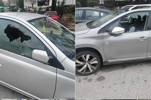 Na splitskim Brdima nastradalo čak šest automobila