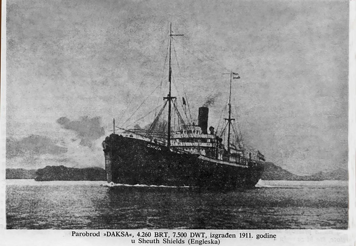 Prošlo je 95 godina od tragedije dubrovačkog parnog broda "Daksa" - svi su pomorci tada izgubili život u olujnom Biskajskom zaljevu!