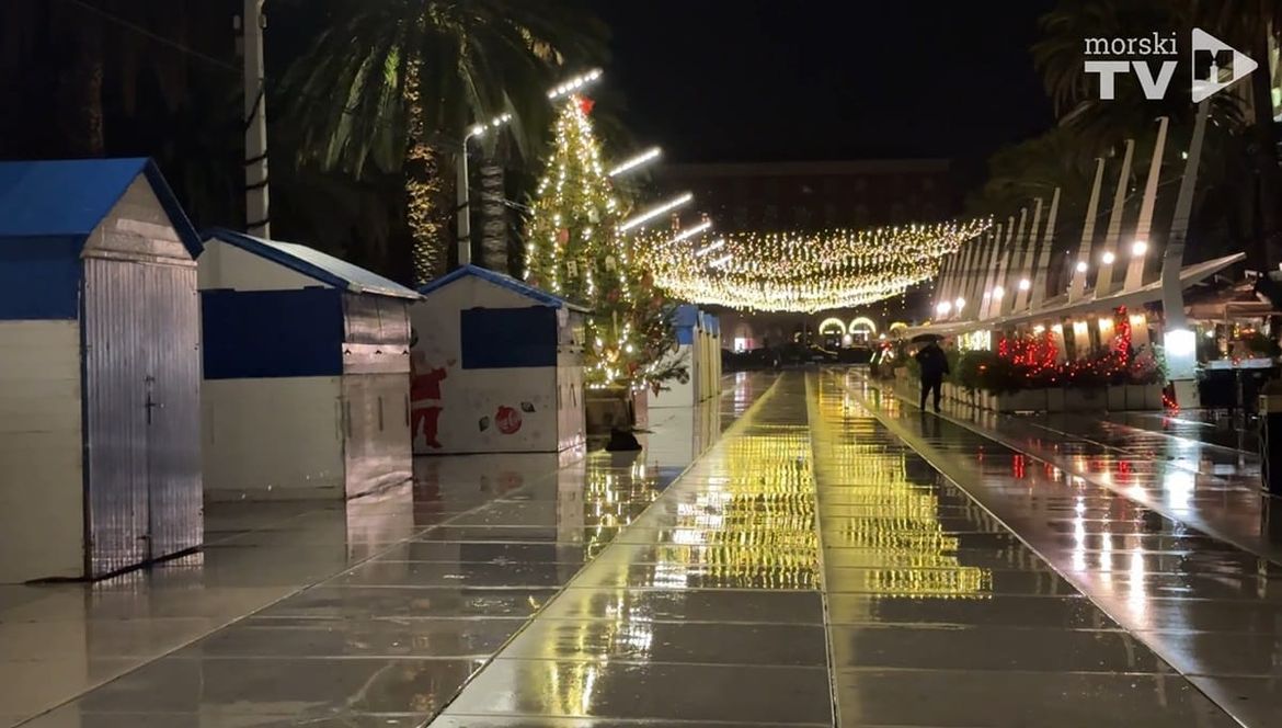 VIDEO Nakon završenog adventa, Split izgleda pusto