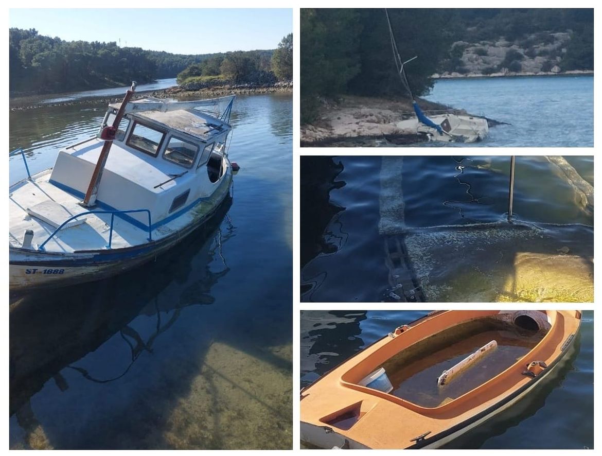 GROBLJE BRODICA Nasukani i potopljeni od stranih i domaćih vlasnika u ekološki zaštićenom zaljevu!