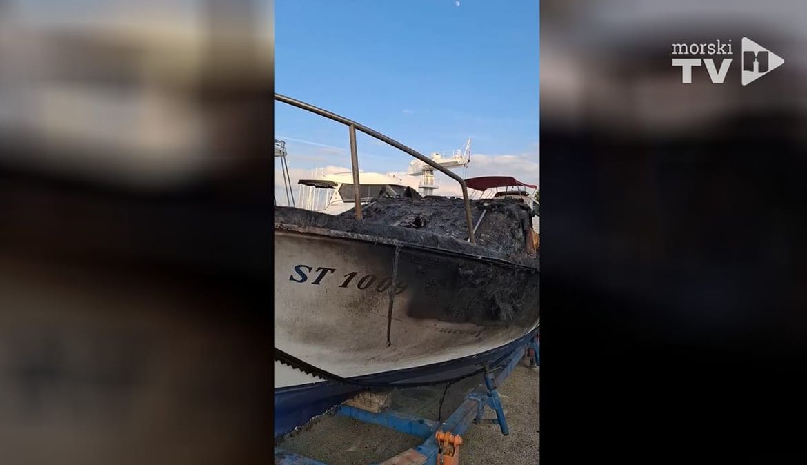 VIDEO Pogledajte što je ostalo od zapaljenih plovila u splitskoj lučici Spinut