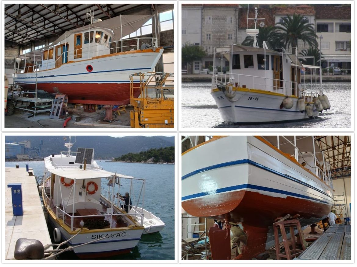 Plovput prodaje 57 godina star radni brod Sikavac - Početna cijena je 120 tisuća eura