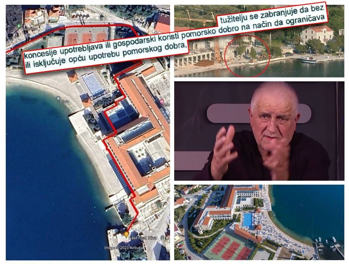 Vlasnik hotela u Slanom i kandidat za gradonačelnika Dubrovnika pravomoćno izgubio šerifovanje pomorskim dobrom - Sud: "Sve mora vratiti u prvobitno stanje!"