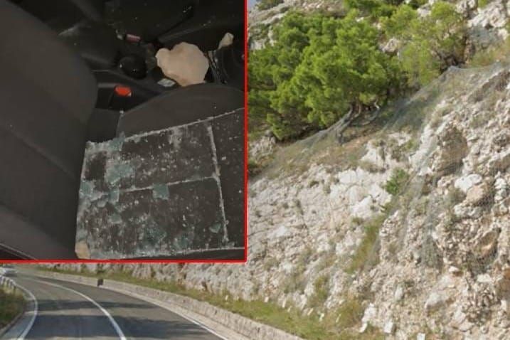 Opasan odron na Jadranskoj magistrali: "Pukom srećom prošlo bez ozbiljnijih ozljeda vozača"