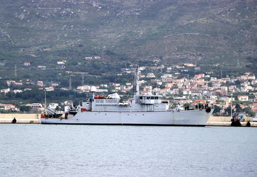 Posjet francuskog minolovca FS "LYRE" Hrvatskoj ratnoj mornarici i Splitu