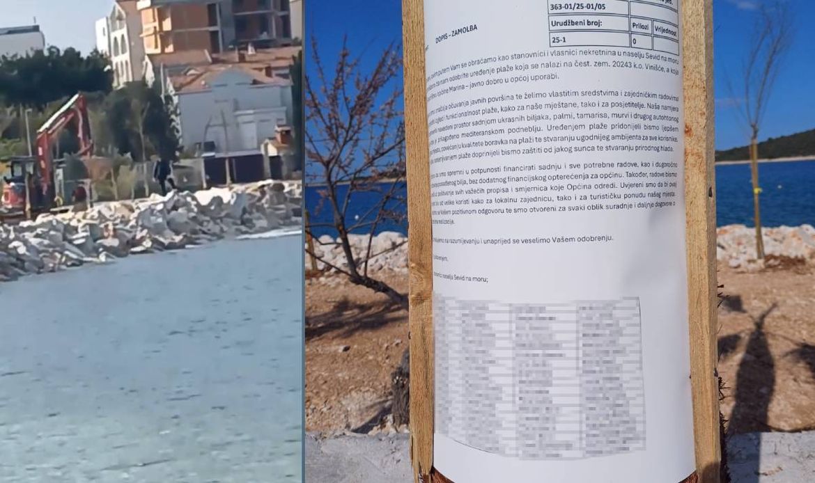 OVO JE NADREALNO! Nakon medijske halabuke i pobune stanovnika, u Sevidu osvanuo popis 'mještana', na kojem su navodno i djeca: "Mi bi samo uredili obalu" - Bager snimljen i u nedjelju!